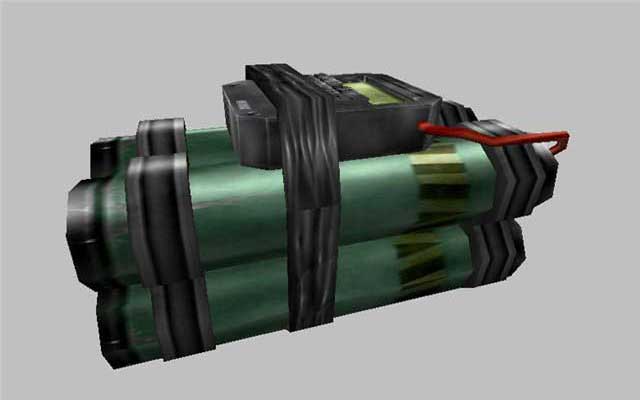 Скачать модель С4 - Зеленая бомба