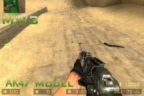 Скачать модель AK-47 - Call of Duty: Modern Warcraft 3