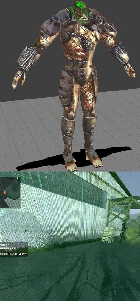 Скачать моделб зомби для CSS - Camouflaged Predator